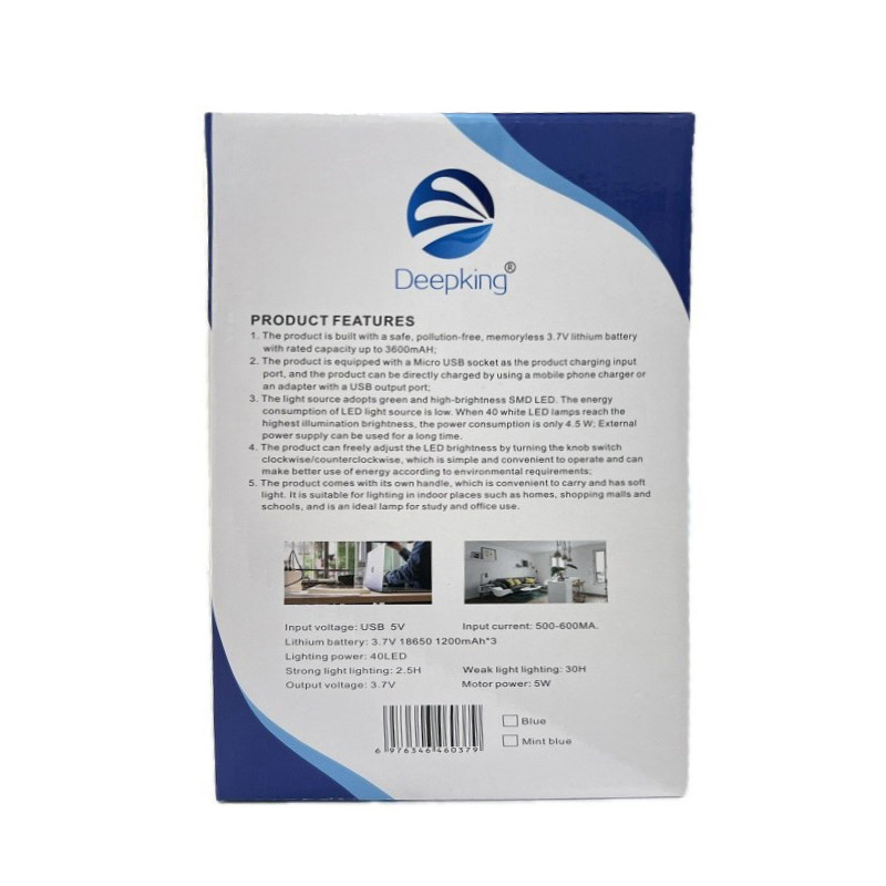 چراغ آویز چادر دیپ کینگ مدل DK-211 با نور مهتابی