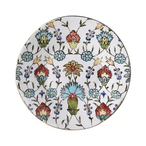 بشقاب سفالی طرح کاشی کد 864