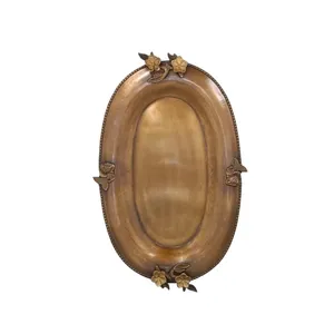 شیرینی خوری برنجی مدل بیضی کد 99504َAM