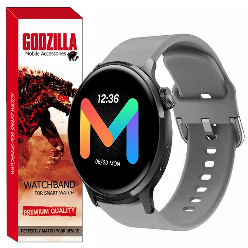 بند گودزیلا مدل Silicon-SQ مناسب برای ساعت هوشمند میبرو 2 Lite
