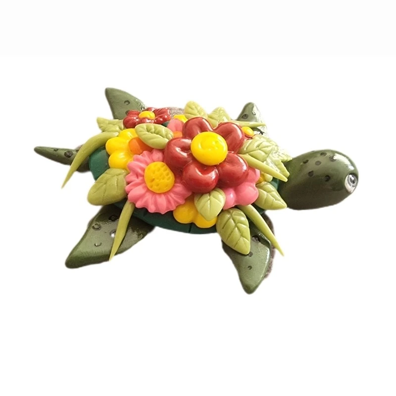 مجسمه مدل لاکپشت گلی