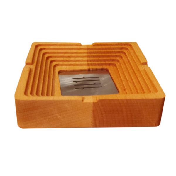 زیرسیگاری مدل چوبی مربعی 
