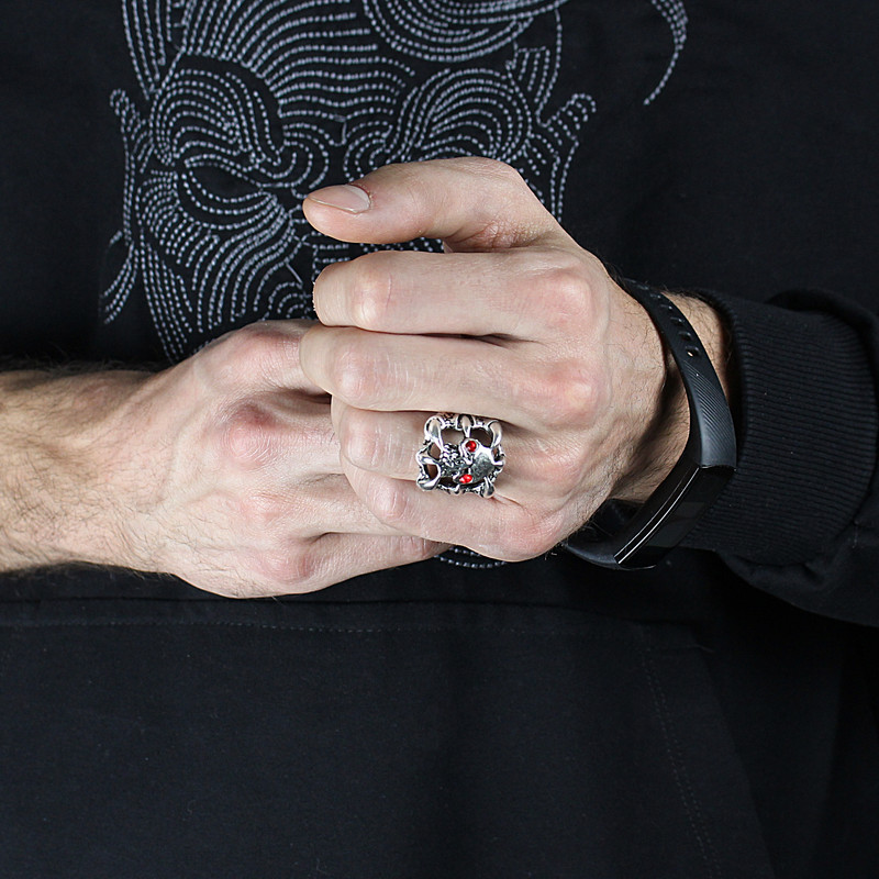 انگشتر مردانه مدل چشم الماسی