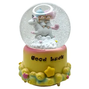 گوی موزیکال مدل پمپی Love طرح GOOD LUCK کد PB11