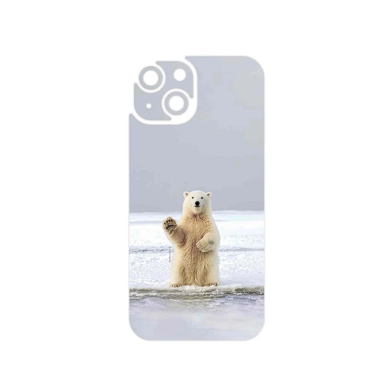 برچسب پوششی ماهوت مدل Polar_bear مناسب برای گوشی موبایل اپل iPhone 15