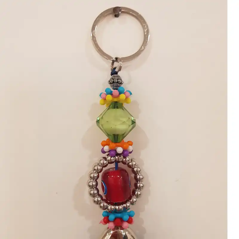 جاکلیدی مدل چشم نظر توپی‌ طرح عثمانی کد 215 بسته دو عددی