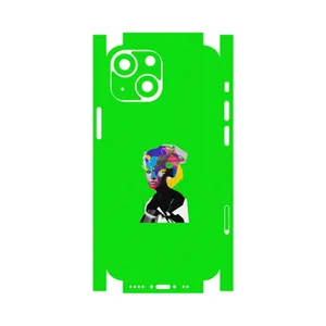 MAHOOT Collage of Women Portrait 3-FullSkin Cover Sticker for Apple iPhone 13 Mini