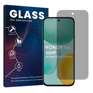 Glass Resistant model privacy screen protector suitable for Honor X6c mobile phone