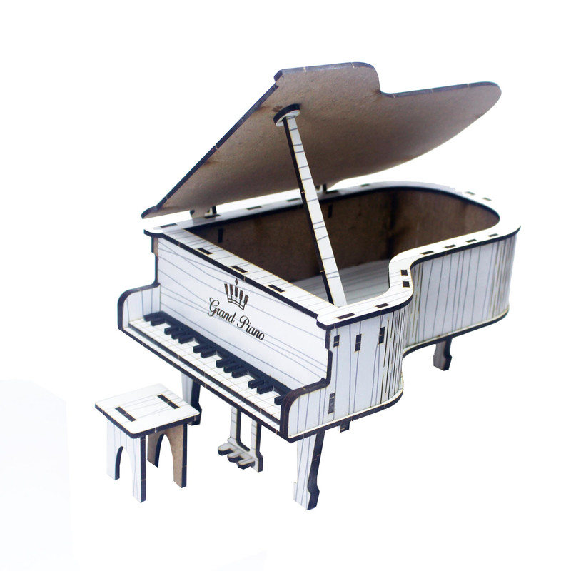 ماکت دکوری مدل پیانو کد white 1400