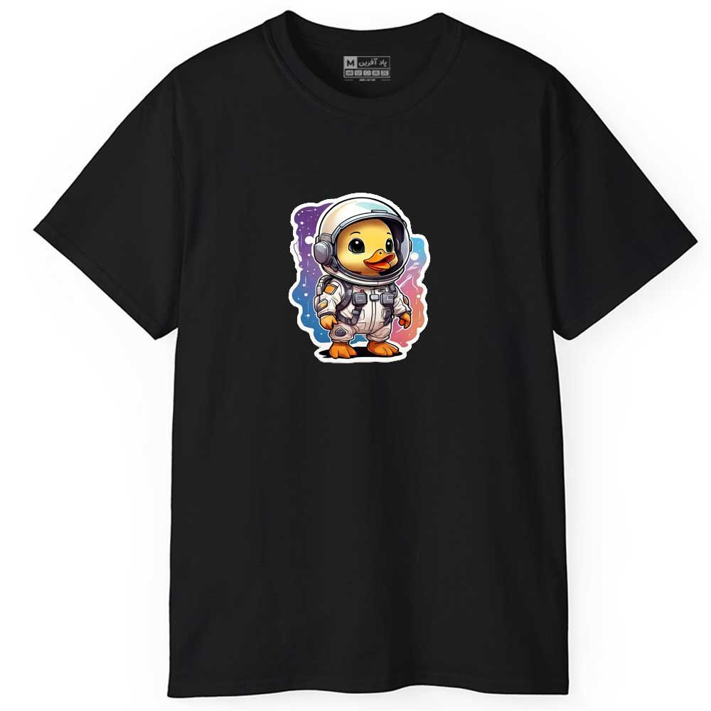 تی شرت آستین کوتاه مردانه پاد آفرین مدل اردک فضانورد کد 0611 -  - 7