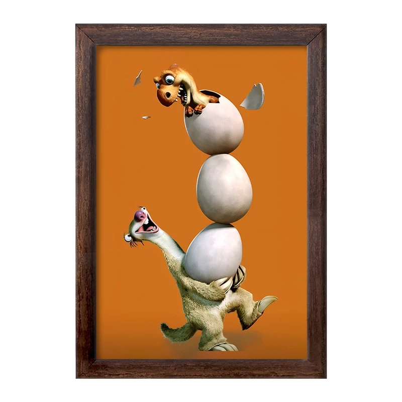 تابلو خندالو طرح عصر یخبندان (Ice Age) کد F8326