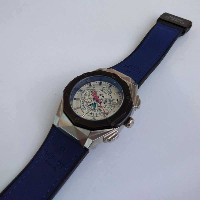 ساعت مچی عقربه ای پسرانه مدل تراش خورده کد 458