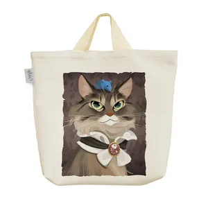 ساک خرید خندالو مدل گربه کد 2867