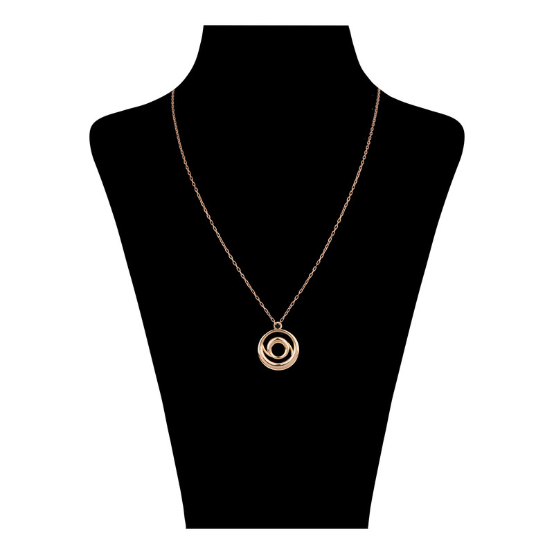 گردنبند طلا 18 عیار زنانه رای بین مدل N-08