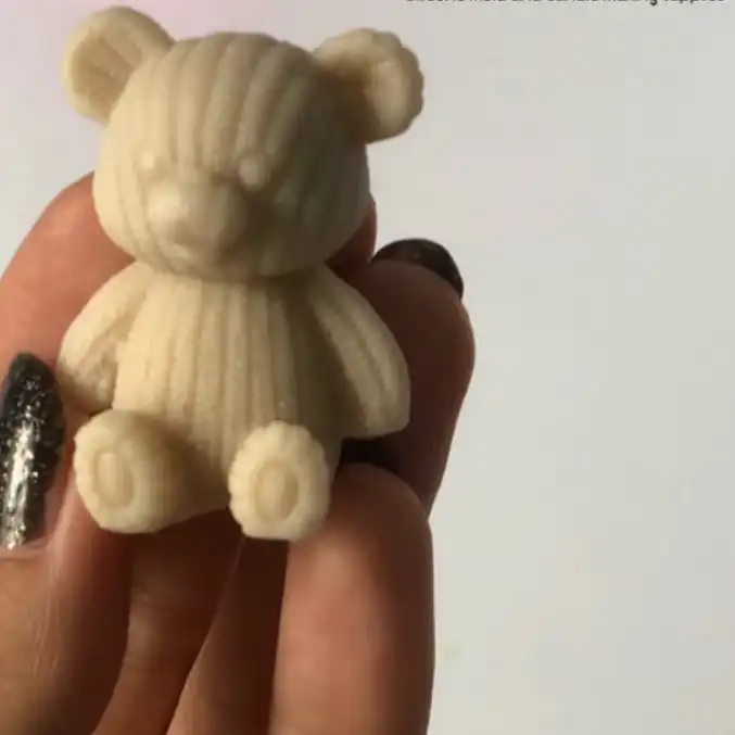 قالب شمع مدل خرس تدی بافت