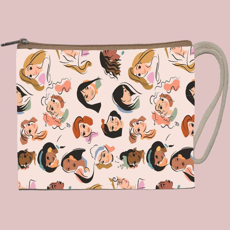 کیف لوازم آرایش زنانه طرح دختر کد k9