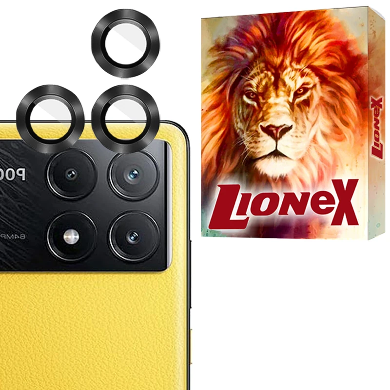 محافظ لنز دوربین لایونکس مدل RINL20 مناسب برای گوشی موبایل شیائومی Poco X6 Pro 5G
