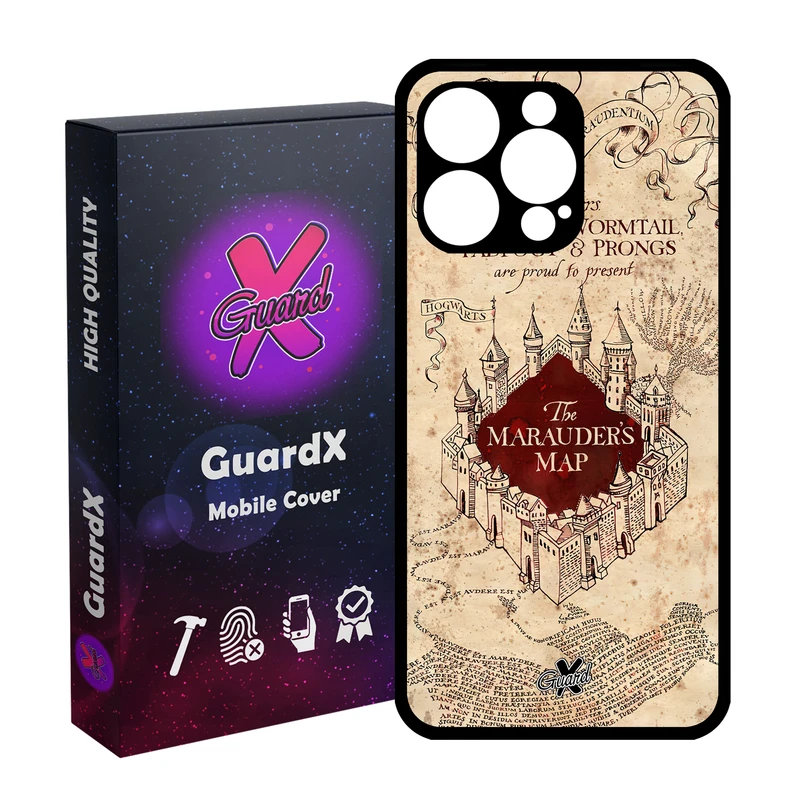 کاور گارد ایکس طرح هری پاتر مدل قاب Glass10490 مناسب برای گوشی موبایل اپل iPhone 15 Pro Max