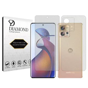 Diamond Tough model matte screen protector suitable for Motorola Edge 30 Fusion mobile phone along with the back protector