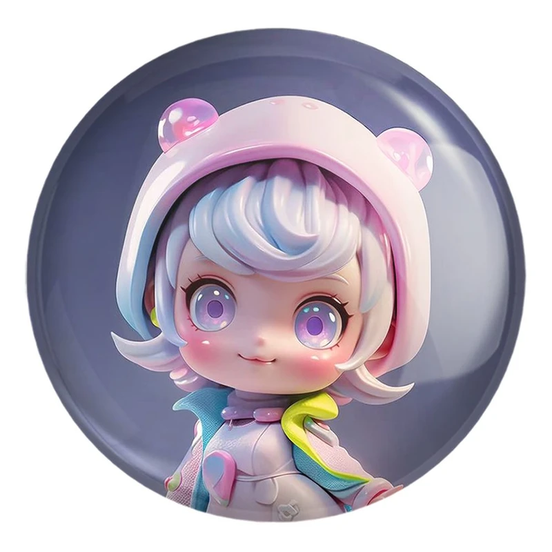 پیکسل خندالو طرح دخترانه کد 28816 مدل بزرگ