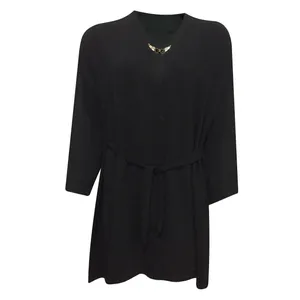 مانتو زنانه مدل نخی ابر و بادی tm-2890 