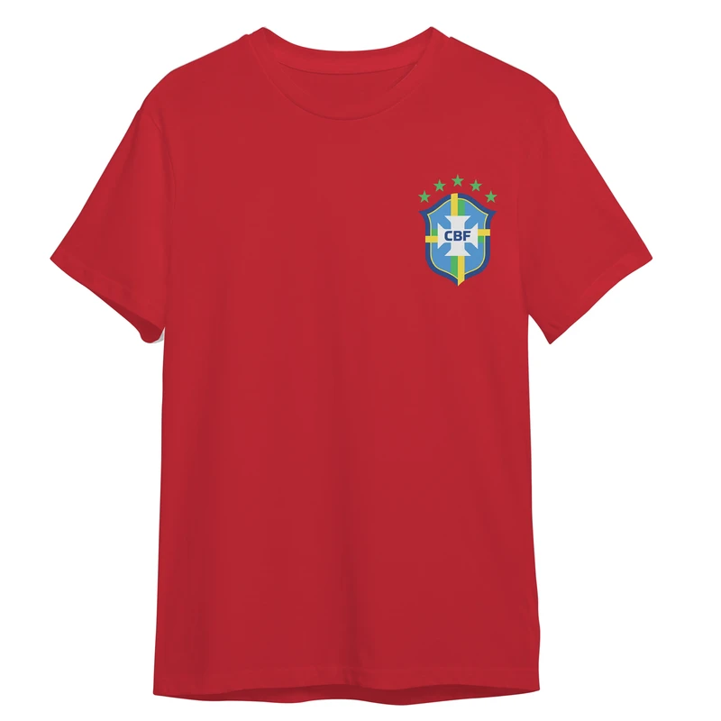 تی شرت آستین کوتاه مردانه مدل جام جهانی 2022 تیم فوتبال برزیل کد 0264