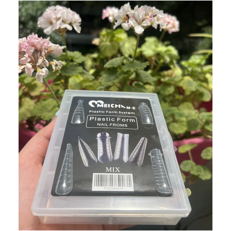 عکس شماره 3 : قالب کاشت ناخن میچا مدل mix بسته 120 عددی