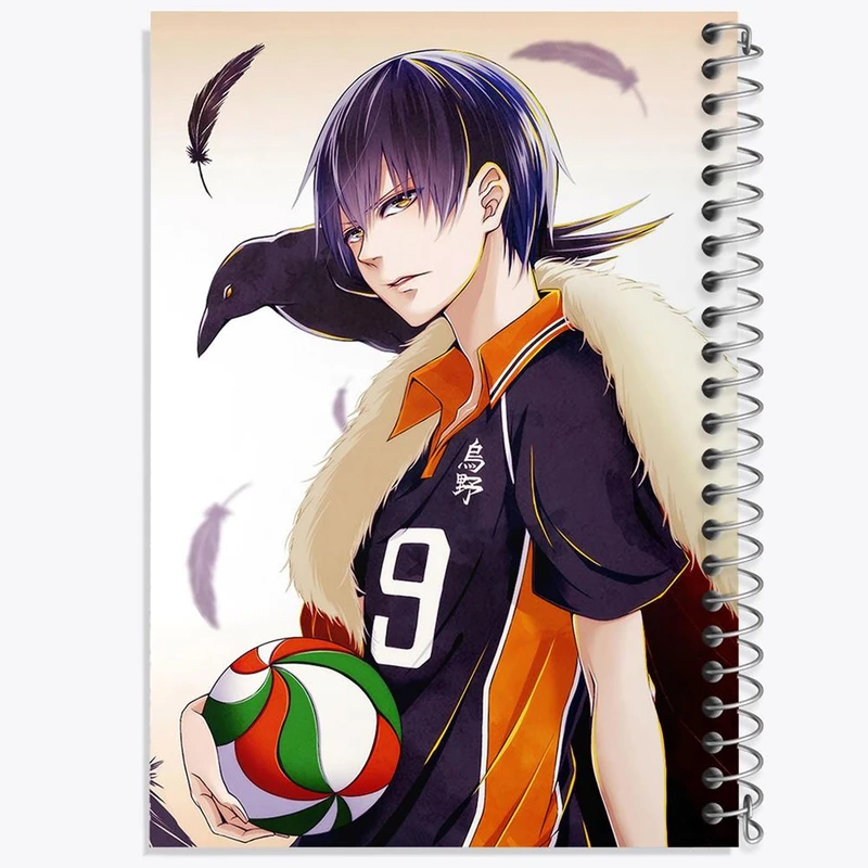 دفتر لیست خرید 50 برگ خندالو طرح کاگیاما توبیو انیمه هایکیو Haikyu کد 17744