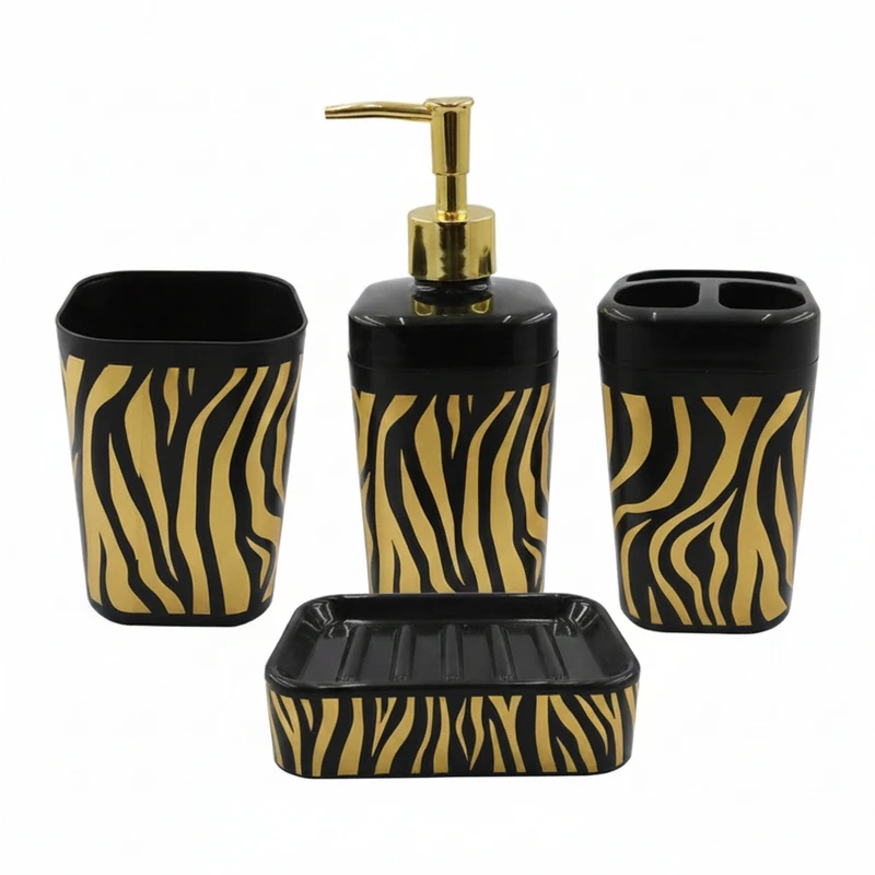 ست سرویس بهداشتی 4 تکه مدل ماربل