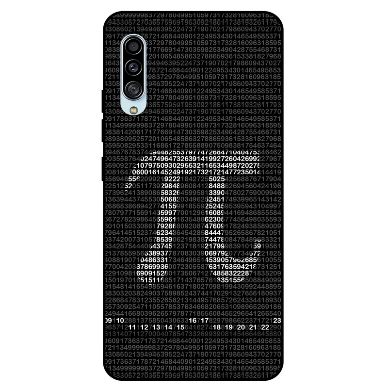 کاور مگافون طرح عدد پی مدل 7240 مناسب برای گوشی موبایل سامسونگ Galaxy A90 5G
