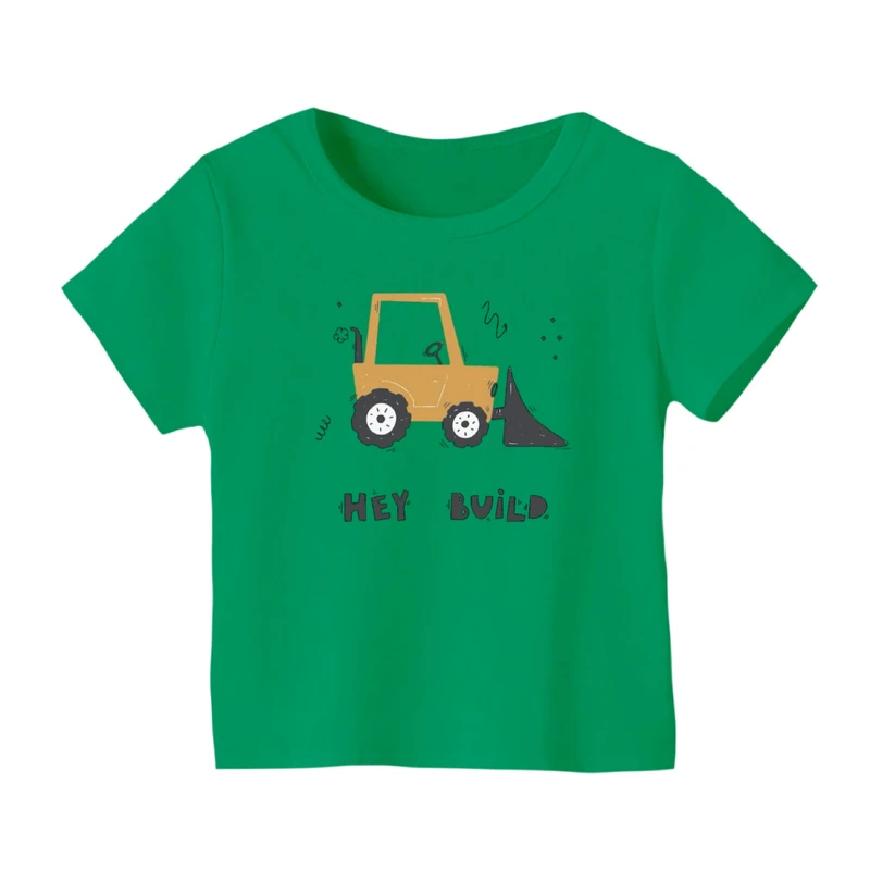 تی شرت آستین کوتاه بچگانه مدل ماشین کد ۲