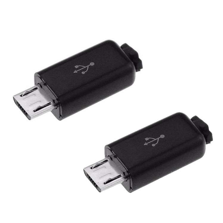 سوکت نری Micro USB مدل 4PIN بسته 2 عددی