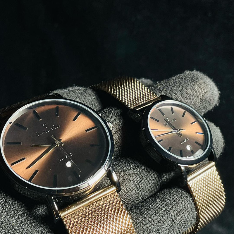 ست ساعت مچی عقربهای زنانه و مردانه سوئیس آرت مدل 620060/61-07