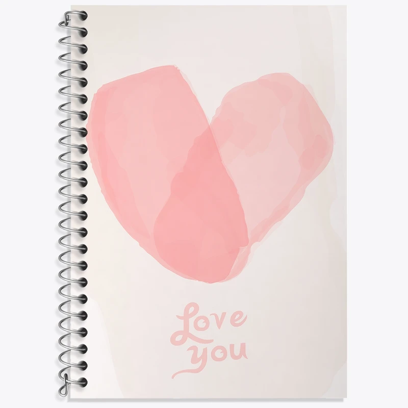 دفتر لغت 50 برگ خندالو طرح Love You کد N1309