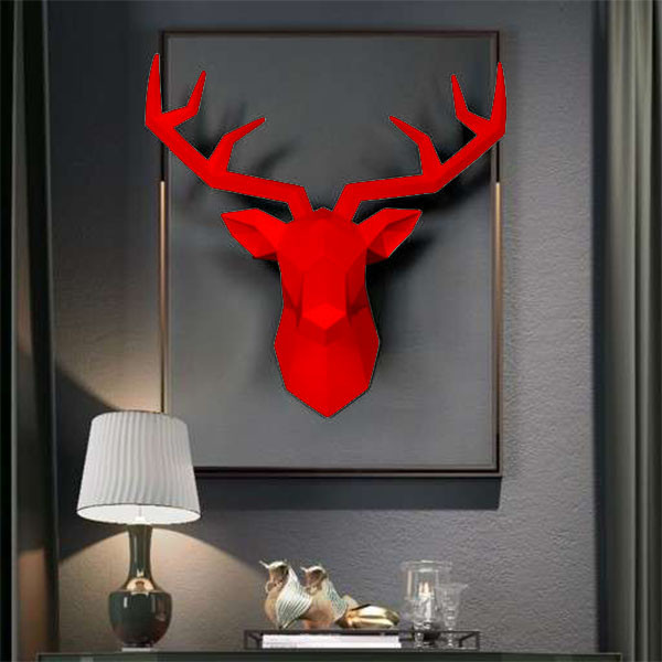 دیوار کوب دنیا دکوری سرمد مدل گوزن گرافیکی