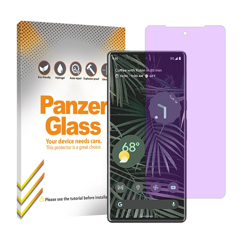 محافظ صفحه نمایش آنتی پرپل پنزر گلس مدل Resistant مناسب برای گوشی موبایل گوگل Pixel 6 Pro