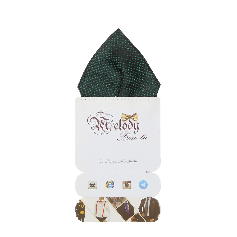 دستمال جیب مردانه ملودی مدل PS5102MSGgrn