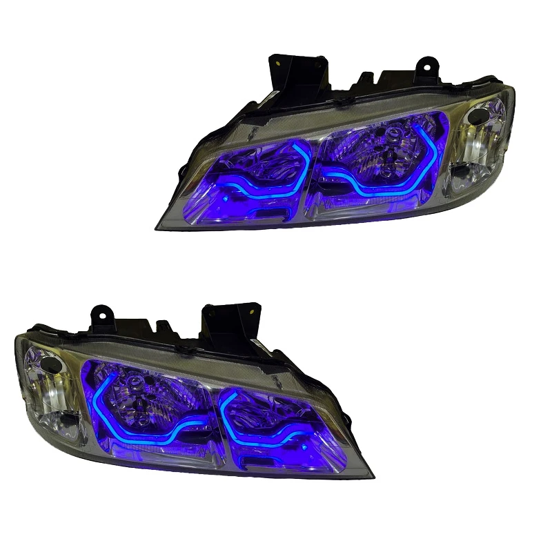 چراغ جلو خودرو گروه پژوهش صنعت مدرن مدل 3D-I8-Purp مناسب برای پژو پارس بسته دو عددی