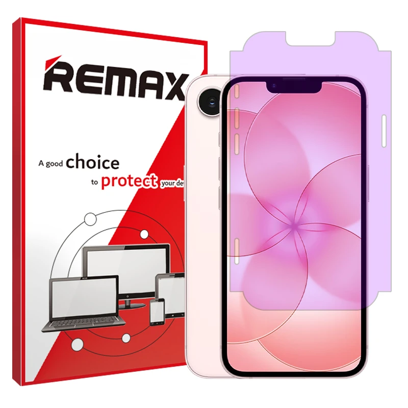 محافظ صفحه محافظ چشم ریمکس مدل هیدروژلی مناسب برای گوشی موبایل اپل iPhone 17e