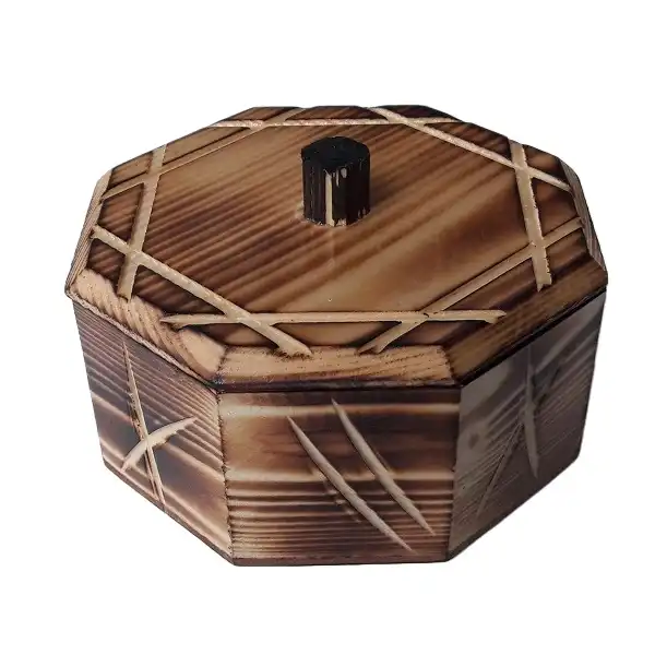 قندان چوبی مدل تیکا کد 1010