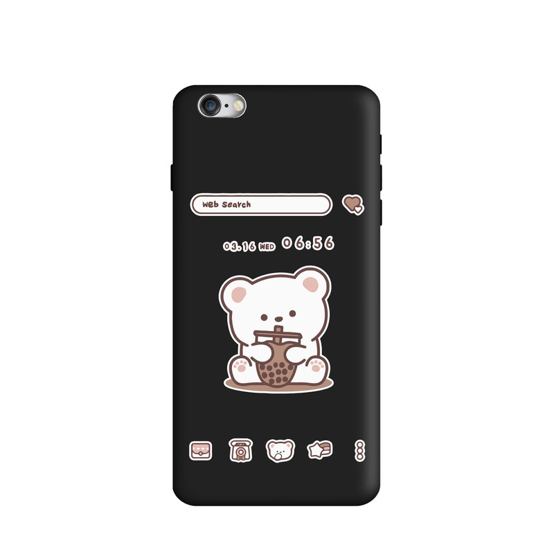 کاور طرح خرس اسموتی کد m4126 مناسب برای گوشی موبایل اپل iphone 6 Plus / 6s PIus
