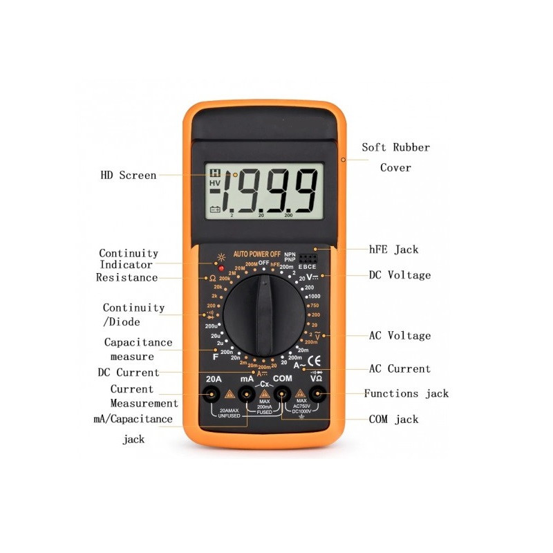 مولتی متر دیجیتال مدل 509