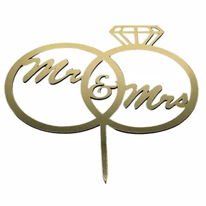 تاپر کیک مدل mr & mrs