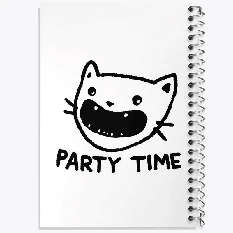 دفتر نت موسیقی 50 برگ خندالو مدل گربه خوشحال کد 29295