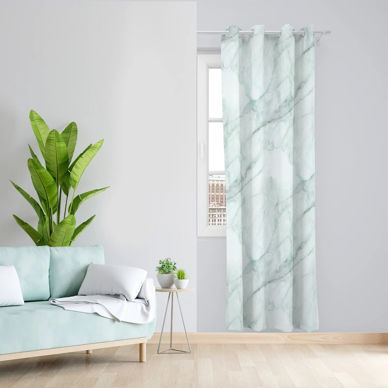 پرده طرح سنگی مدل مخمل پانچی کد 4836 z سایز 140x200 سانتی متر