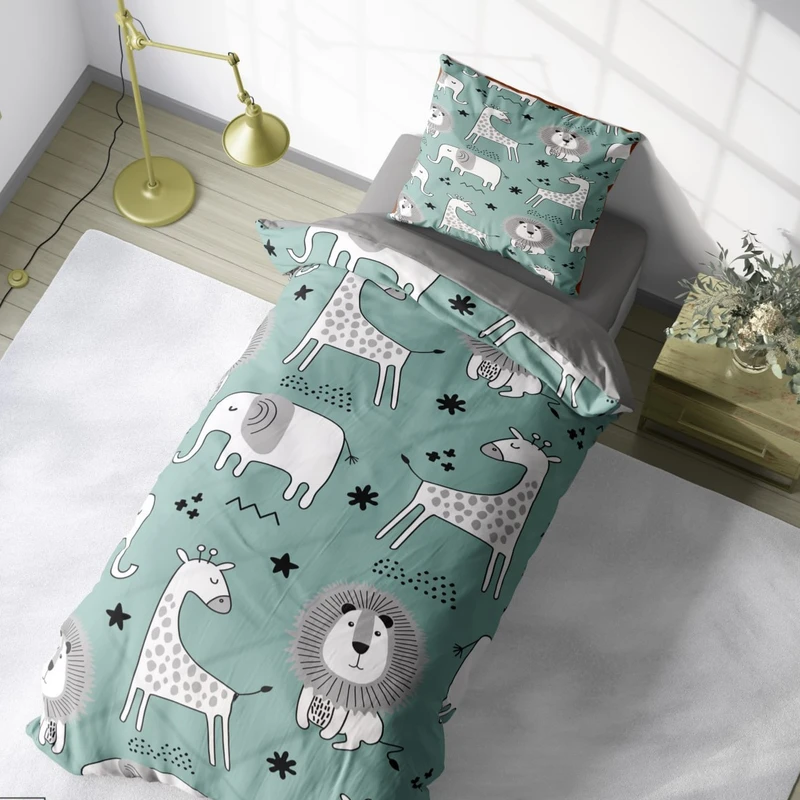 سرویس خواب تک نفره 4 تکه مدل حیوانات جنگلی کد ۱۳۰۸