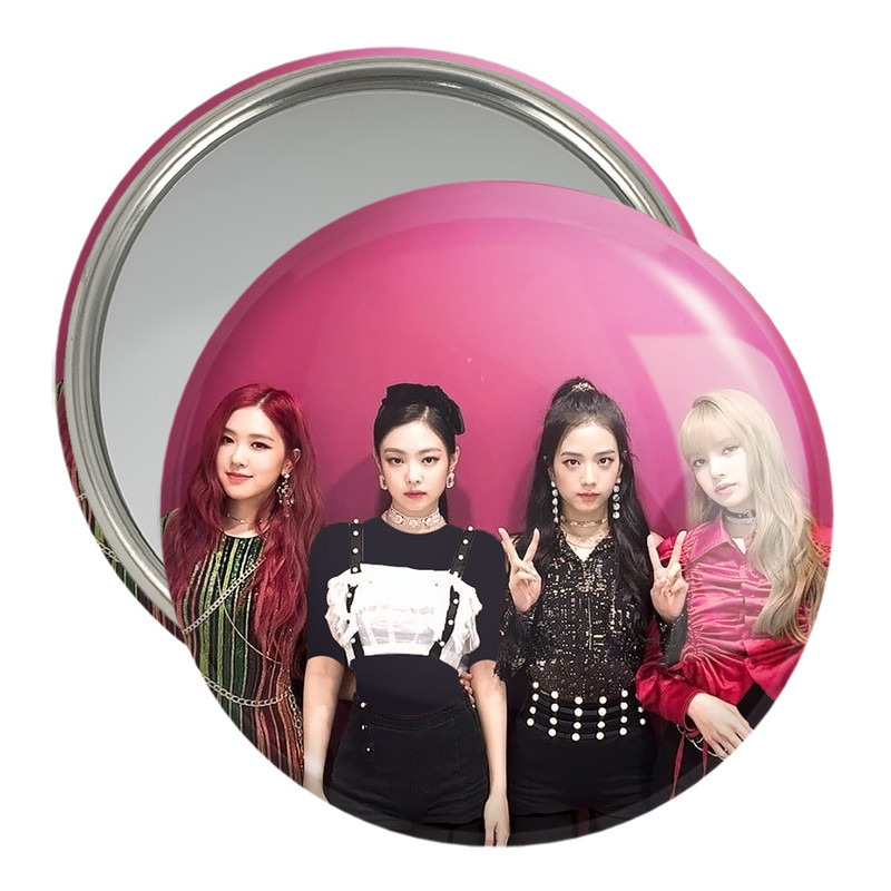 آینه جیبی خندالو مدل گروه بلک پینک Black Pink کد 14540 آینه جیبی خندالو مدل گروه بلک پینک Black Pink کد 14540
