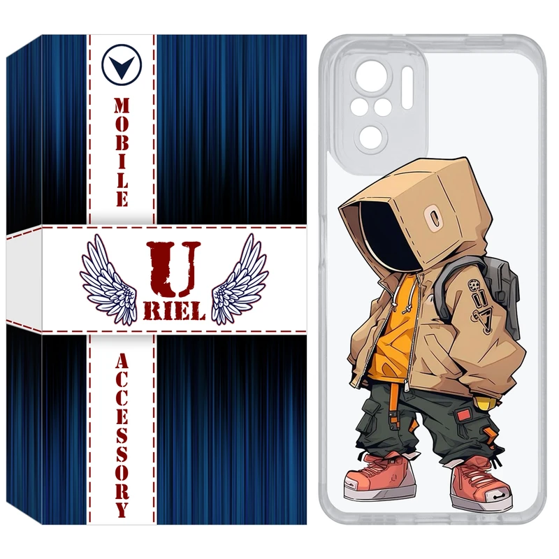 کاور یوریل مدل Clear کد 39 طرح پسر مناسب برای گوشی موبایل شیائومی Redmi Note 10 4G / Note 10S / Poco M5s
