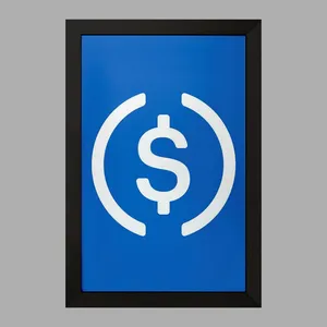 تابلو خندالو مدل ارز دیجیتال یو اس دی کوین  کد 4082