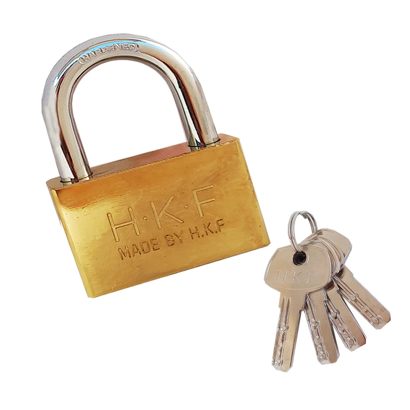 قفل آویز اچ کای اف مدل mona - 011117 سایز 70 میلی متر
